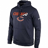 Men's Chicago Bears Nike Kick Off Staff Performance Pullover Hoodie - Navy Blue,baseball caps,new era cap wholesale,wholesale hats